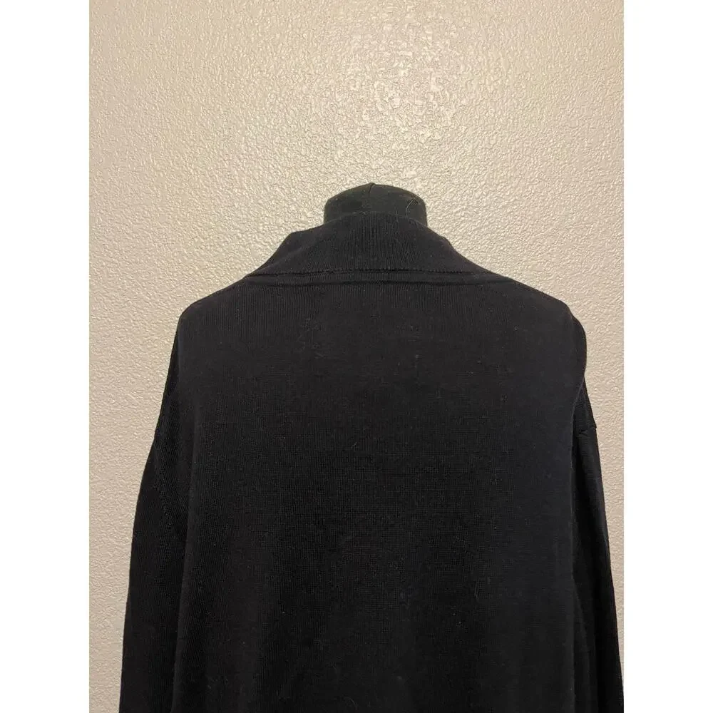 G-Star Raw‎ Sweater Men's XL All Black Mock Turtleneck
